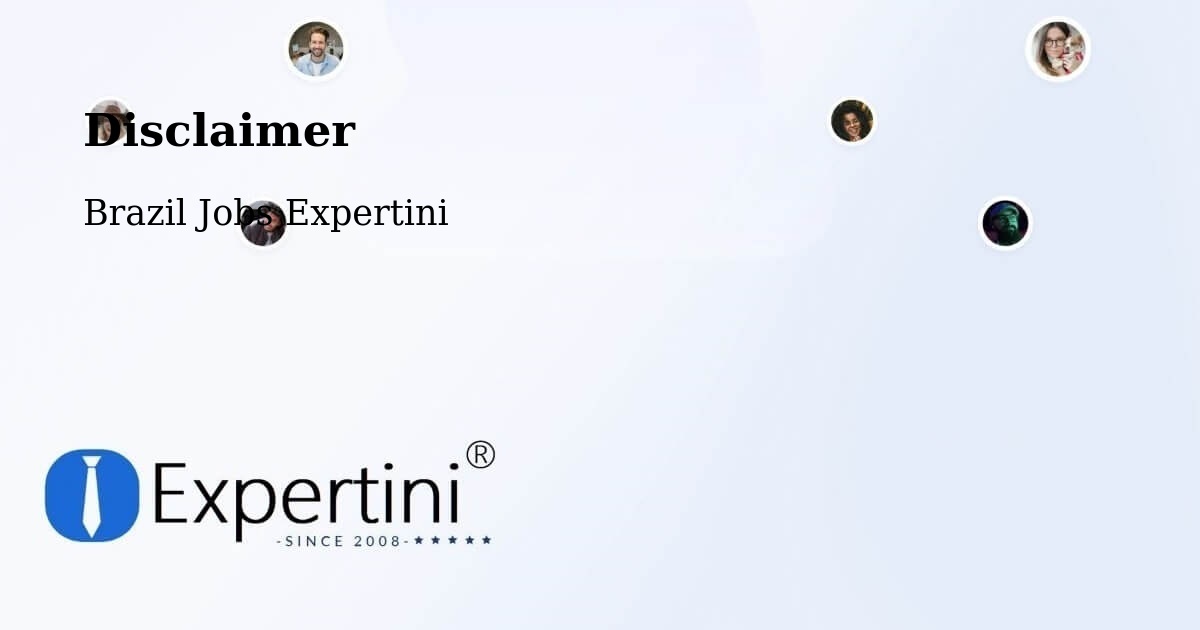 Disclaimer – Gramado - Brazil Jobs Expertini