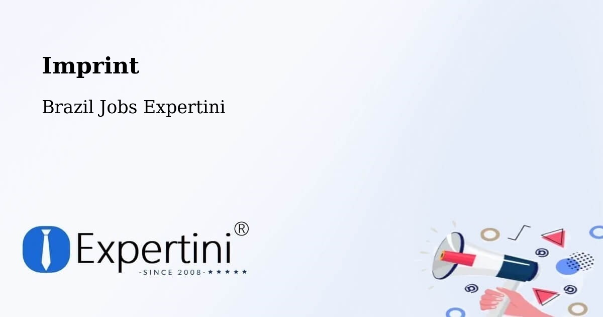 Imprint – Gramado - Brazil Jobs Expertini